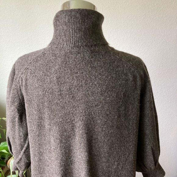 New Zara Grey Acrylic Polyester Short Sleeve Dress size L - Picture 10 of 16